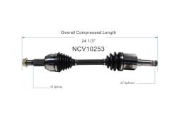 GSP - GSP NCV10253 CV Axle Assembly Front Left for Chevy/Pontiac/Saturn 3.0 - Image 6