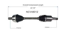GSP - GSP NCV48012 Mercedes Front Right CV Axle Assembly - Image 6