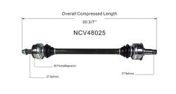 GSP - GSP NCV48025 Mercedes Rear CV Axle Assembly - Image 6