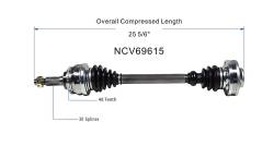GSP - GSP NCV69615 Left Rear CV Axle Assembly for Lexus & Toyota - Image 6