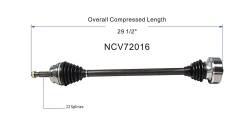 GSP - GSP NCV72016 Front Right CV Axle Assembly for Volkswagen - Image 6