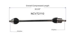 GSP - GSP NCV72110 Audi/Volkswagen 2.0/3.6 FWD Front Right CV Axle Assembly - Image 6
