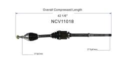 GSP - GSP NCV11018 Front Right CV Axle Assembly for Ford/Lincoln 3.5/3.7 AWD - Image 6