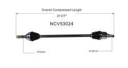 GSP - GSP NCV53024 Front Right CV Axle Assembly for 13-19 Nissan Sentra 1.8 - Image 6