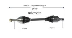 GSP - GSP NCV53028 Front Left CV Axle Assembly for 11-17 Nissan Juke AWD/FWD - Image 6