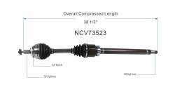 GSP - GSP NCV73523 Front Right CV Axle Assembly for Volvo FWD - Image 6