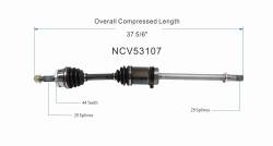 GSP - GSP NCV53107 Front Right CV Axle Assembly for Infiniti/Nissan - Image 6
