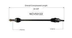 GSP - GSP NCV53122 Rear CV Axle Assembly for Infiniti/Nissan - Image 6
