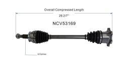 GSP - GSP NCV53169 Right Rear CV Axle Assembly for Infiniti & Nissan Sedan - Image 6