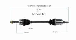 GSP - GSP NCV53170 Rear CV Axle Assembly for 11-17 Nissan Juke - Image 6