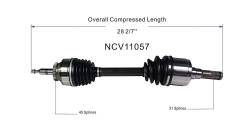 GSP - GSP NCV11057 Front Left CV Axle Assembly for 17-20 Ford F150/Raptor 3.5 - Image 6