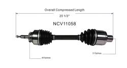 GSP - GSP NCV11058 Front Right CV Axle Assembly for 17-20 F150 Raptor 3.5L - Image 6