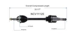 GSP - GSP NCV11120 CV Axle Assembly Rear Right for Ford/Mercury 4.6 - Image 6