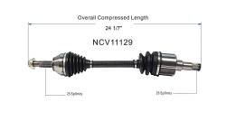 GSP - GSP NCV11129 00-11 Ford Focus 2.0/2.3 Front Left CV Axle Assembly - Image 6