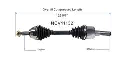 GSP - GSP NCV11132 CV Axle Assembly Front Left - Image 6
