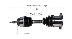GSP - GSP NCV11140 Front CV Axle Assembly for Ford/Lincoln - Image 6