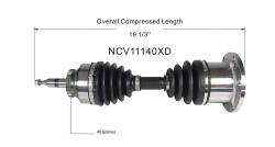 GSP - GSP NCV11140XD CV Front Axle Assembly for Ford/Lincoln - Image 6