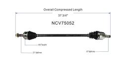 GSP - GSP NCV75052 Front Right CV Axle Assembly for 14-19 Kia Soul - Image 6