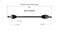 GSP - GSP NCV75054 Front Right CV Axle Assembly for 11-13 Kia Sportage 2.0 FWD - Image 6