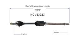 GSP - GSP NCV53923 Front Right CV Axle Assembly for Nissan 2.5 - Image 6