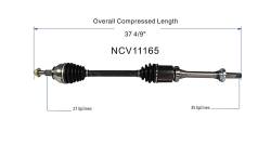 GSP - GSP NCV11165 13-19 Ford Escape 2.5 Front Right CV Axle Assembly - Image 6