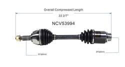 GSP - GSP NCV53994 Front Right CV Axle Assembly for 09-14 Nissan Murano AWD - Image 6