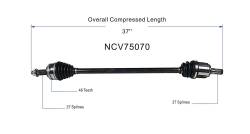 GSP - GSP NCV75070 Front Right CV Axle Assembly for Kia 2.0 - Image 6