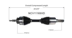 GSP - GSP NCV11169XD CV Axle Assembly Front Left for Ford/Lincoln 2.7/3.0/3.3/3.5/5.0 - Image 6
