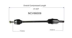 GSP - GSP NCV66009 Front CV Axle Assembly for Subaru - Image 6