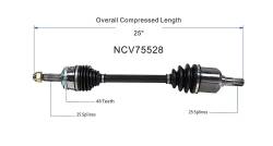 GSP - GSP NCV75528 Front Left CV Axle Assembly for Dodge/Hyundai/Kia - Image 6