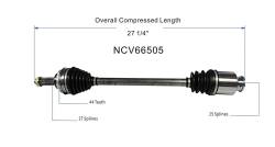 GSP - GSP NCV66505 Front Right CV Axle Assembly for 02-04 Subaru Impreza Sedan - Image 6