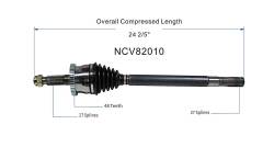GSP - GSP NCV82010 Front Left CV Axle Assembly for 99-04 Jeep Grand Cherokee - Image 6
