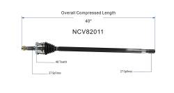 GSP - GSP NCV82011 Front Right CV Axle Assembly for 99-04 Jeep Grand Cherokee - Image 6