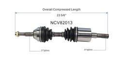 GSP - GSP NCV82013 Front Left CV Axle Assembly for 02-06 Jeep Liberty 2.4/2.8 - Image 6