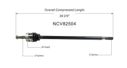 GSP - GSP NCV82504 Front Right CV Axle Assembly for Jeep 4WD - Image 6