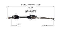 GSP - GSP NCV83002 Front Right CV Axle Assembly for Land Rover - Image 6