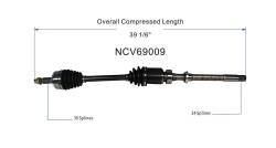 GSP - GSP NCV69009 Front Right CV Axle Assembly for 06-18 Toyota RAV4 3.5 4WD/AWD - Image 6