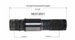 GSP - GSP NEX12001 Front Left CV Intermediate Shaft for Dodge/RAM/Chrysler 4WD - Image 2