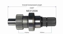 GSP - GSP NEX12006 Front Right CV Intermediate Shaft for Dodge RAM 4WD - Image 6