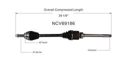 GSP - GSP NCV69186 Front Right CV Axle Assembly for Lexus & Toyota 3.5 AWD - Image 6