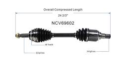 GSP - GSP NCV69602 Front Left CV Axle Assembly for 01-05 Toyota RAV4 2.0 2.4 FWD - Image 6