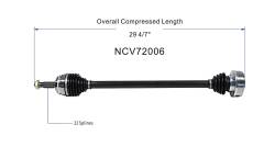 GSP - GSP NCV72006 Front Right CV Axle Assembly for Volkswagen - Image 6