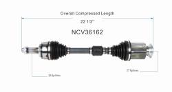 GSP - GSP NCV36162 14-15 Honda Civic Coupe/Sedan Front Right CV Axle Assembly - Image 6