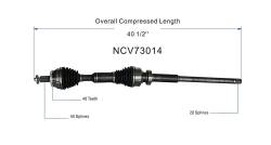 GSP - GSP NCV73014 Front Right CV Axle Assembly for 07-14 Volvo XC90 AWD - Image 6