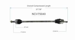 GSP - GSP NCV75040 Front Right CV Axle Assembly for 11 Kia Soul 1.6 - Image 6