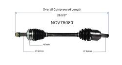 GSP - GSP NCV75080 Front Left CV Axle Assembly for Hyundai/Kia AWD/FWD - Image 6