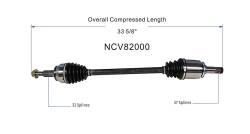 GSP - GSP NCV82000 Rear CV Axle Assembly for Dodge/Jeep 3.0/3.6/5.7 6.4 AWD/RWD - Image 6