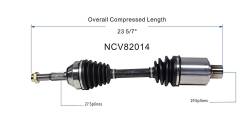 GSP - GSP NCV82014 Front Right CV Axle Assembly for 02-06 Jeep Liberty 2.4/2.8 - Image 6