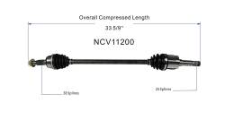 GSP - GSP NCV11200 Left Rear CV Axle Assembly for Ford/Lincoln 3.5/3.7 - Image 6