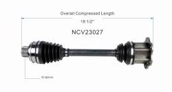 GSP - GSP NCV23027 CV Front Axle Assembly for 13-17 Audi Q5 - Image 6